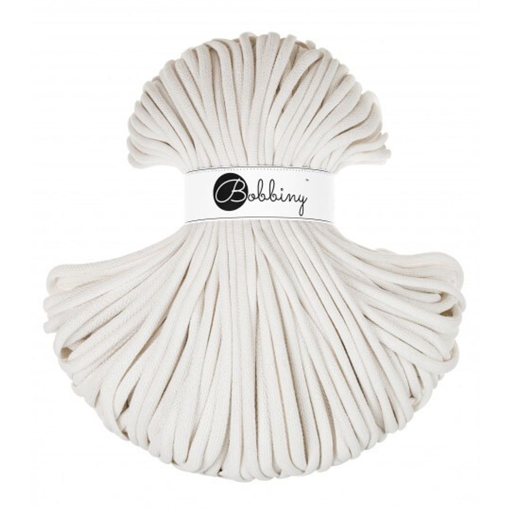 Bobbiny Jumbo 9 mm 100 m Off White Sznurek Zdjęcie produktu 