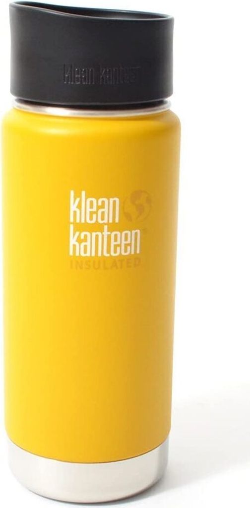 592ml/20oz Kanteen Wide Vacuum insulated - isoliert gelb