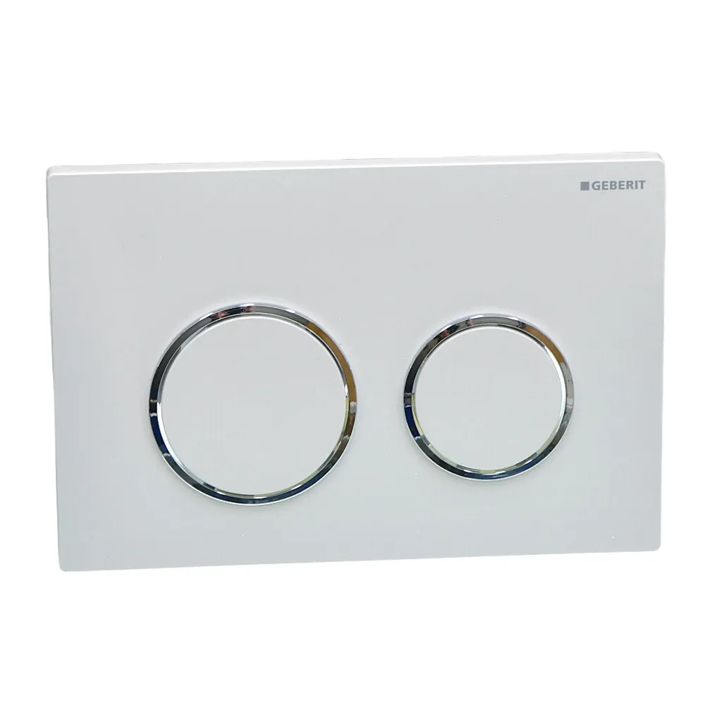Plaque de déclenchement Geberit Kappa21 blanc brillant 115.240.11.1