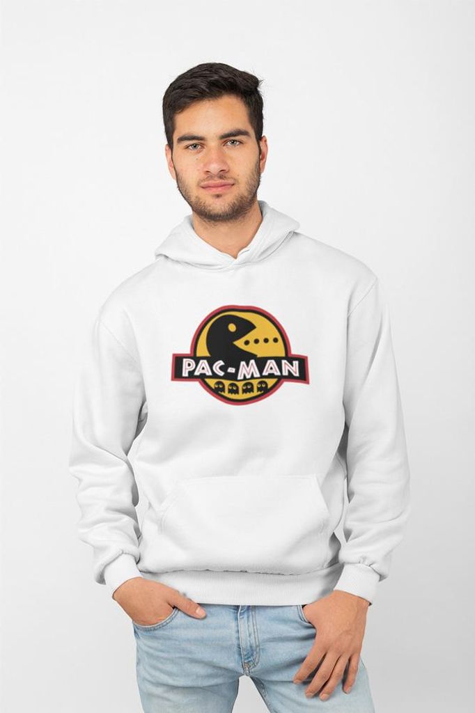 D&B Uni Hoodie GM00009 PacMan Weiß-Größe XL
