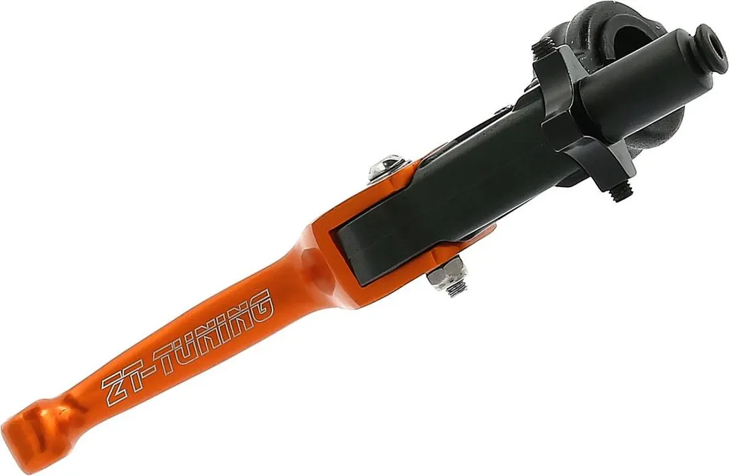 Levier de frein pliable anti-casse en aluminium CNC Orange et Or T6