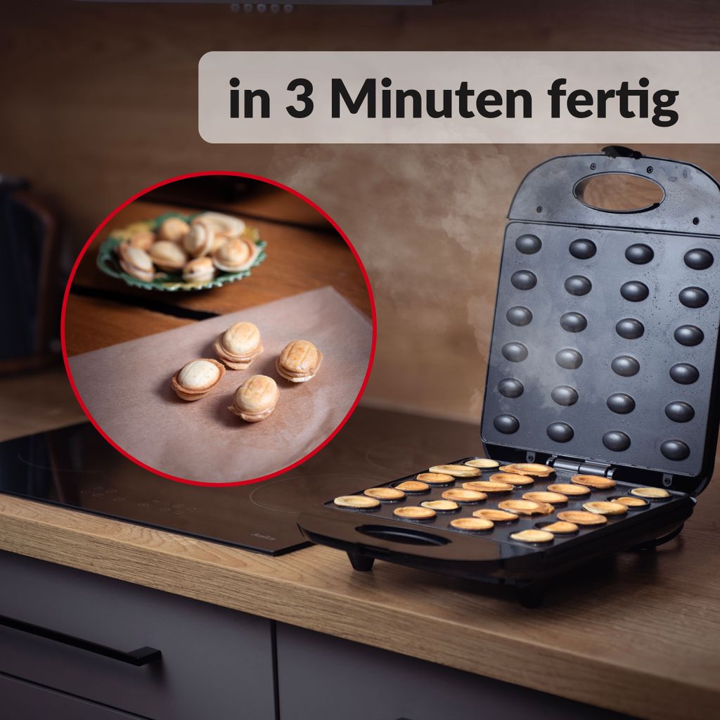 Lehmann Waffeleisen für Nüsse