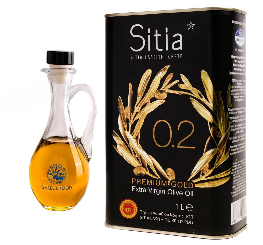 Sitia Premium Olivenöl Extra Vergine 1 L + 250 ml – Produktbild 