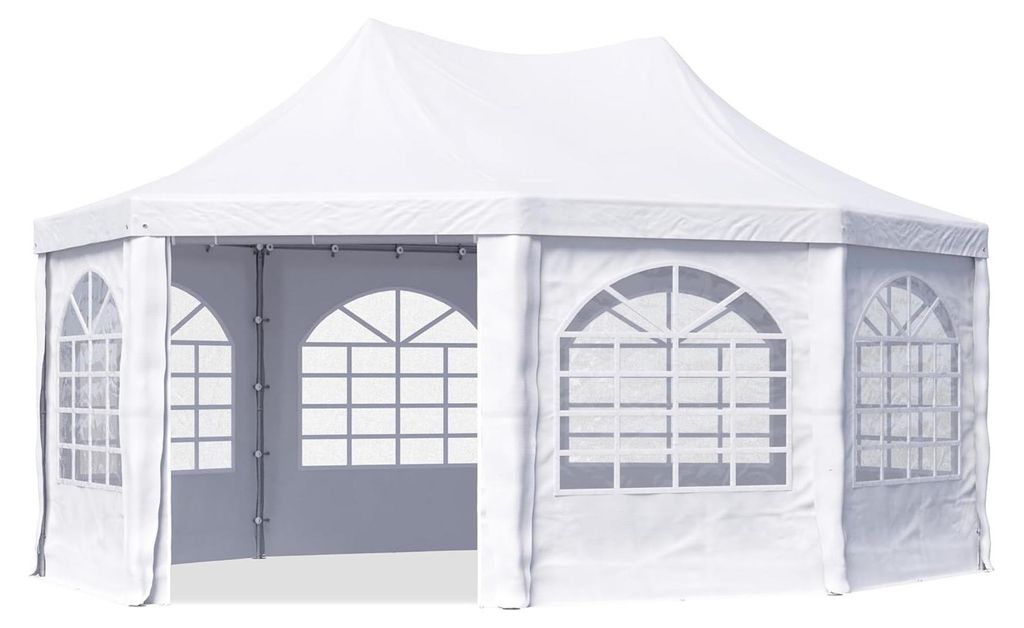 TOOLPORT Pagodenzelt Pavillon 4x5,5 m schnell & einfach zu Produktbild 