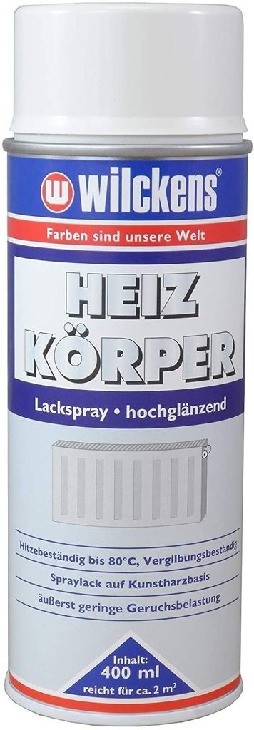 Bílá polomatná barva na topení ve spreji WILCKENS Obrázek produktu 