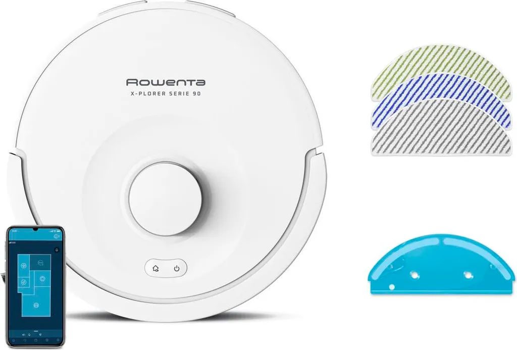 Robot aspirateur Rowenta RR8777WH série Explorer pour un nettoyage complet
