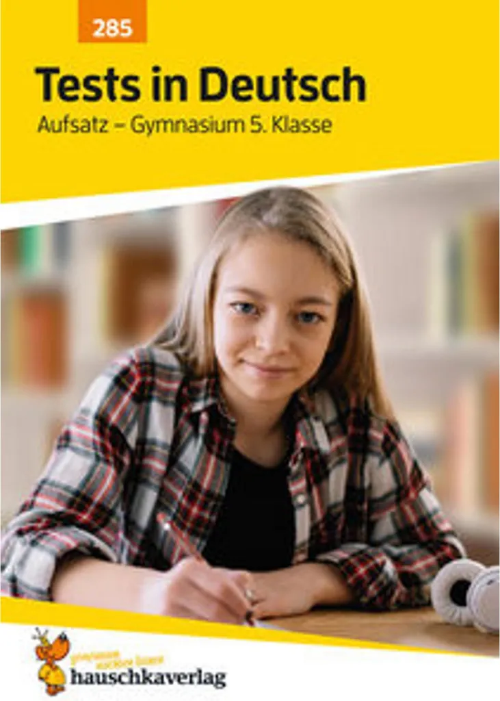 Cahier d'exercices allemand Aufsatz Gymnasium 5. Klasse sans stress