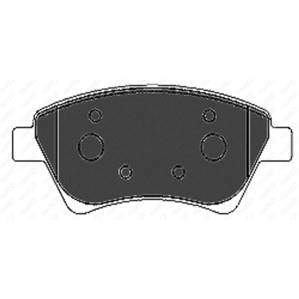 Scheibenbremsbelagsatz VA, RENAULT MEGANE II, SCENIC II, KANGOO