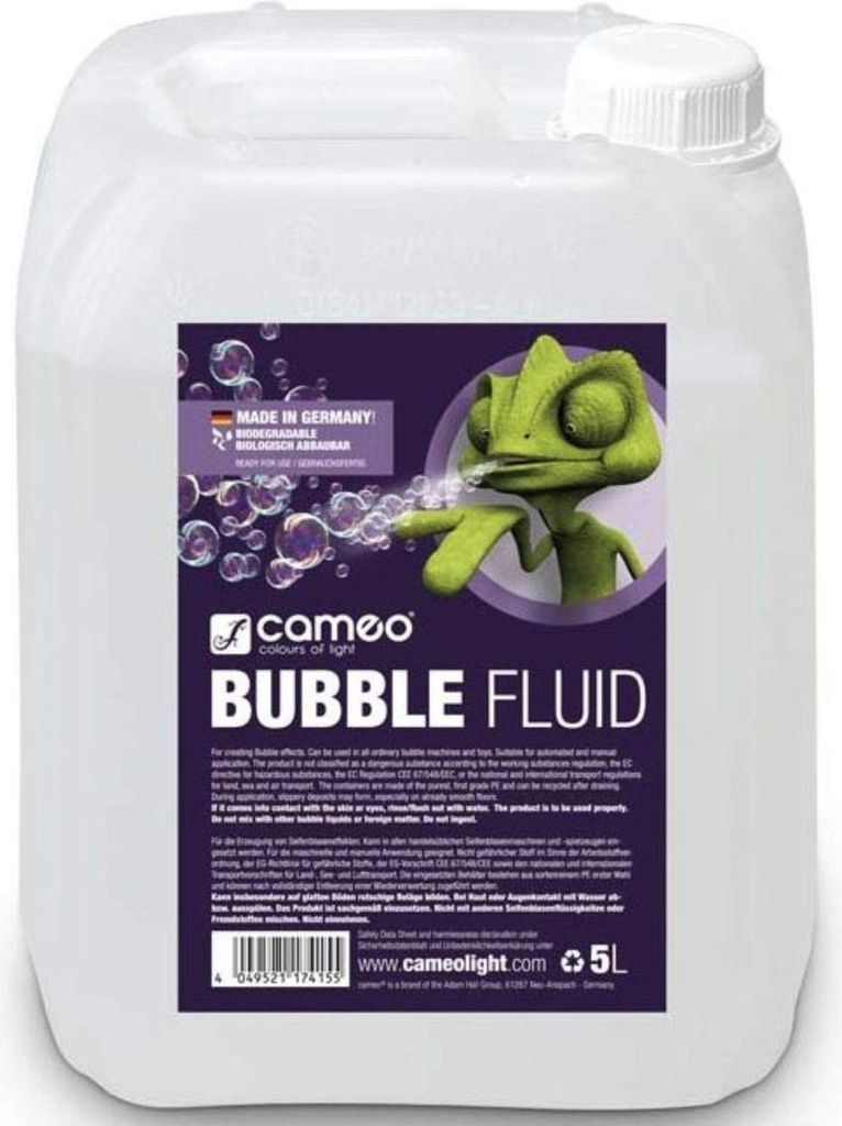 Cameo BUBBLE Recharge pour machine à bulles 5 L Image du produit 