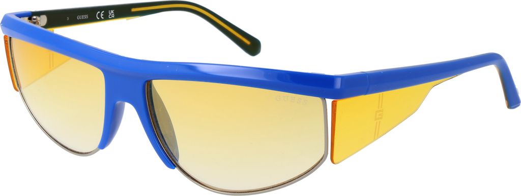 Guess Sonnenbrille GU00072 90G 62 Herren Blau