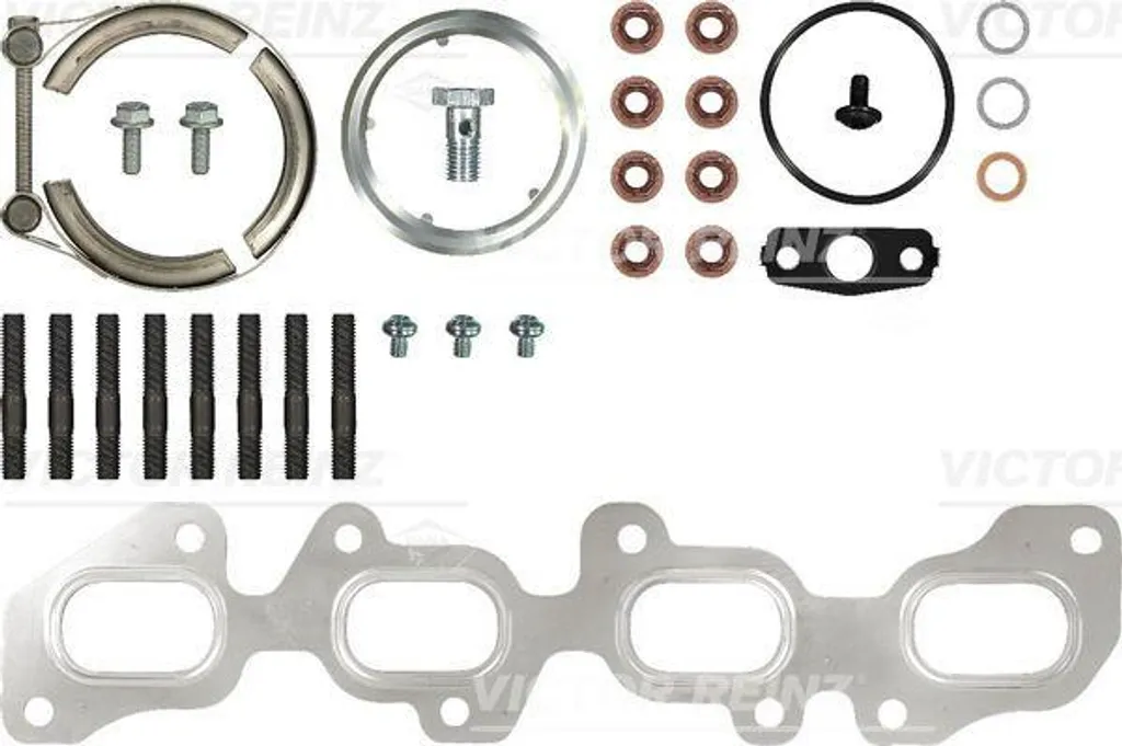 Kit de montage turbocompresseur Victor Reinz 04-10299-01 pour Golf VII