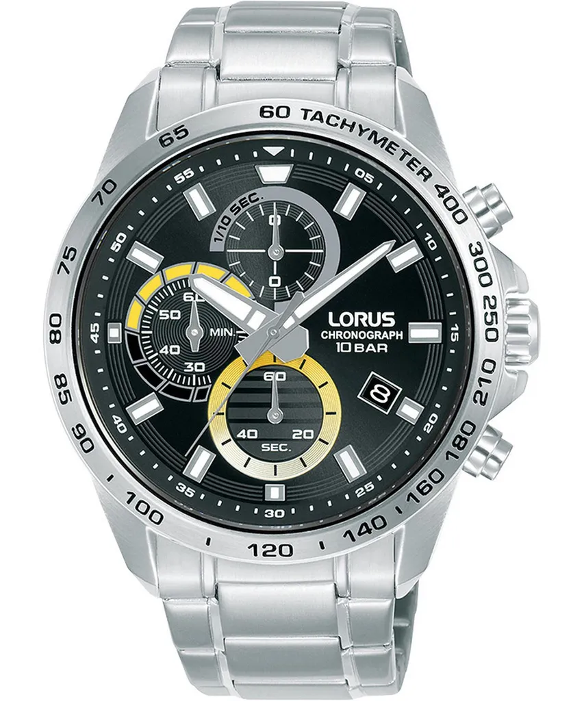 Montre Homme Lorus RM351JX9 Chronographe Quartz Acier Look Sportif