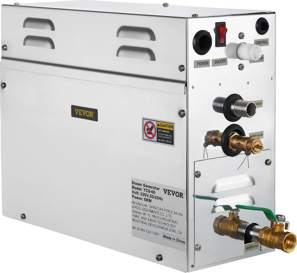 6 KW parní generátor sprcha sauna koupel domácí lázně Obrázek produktu 
