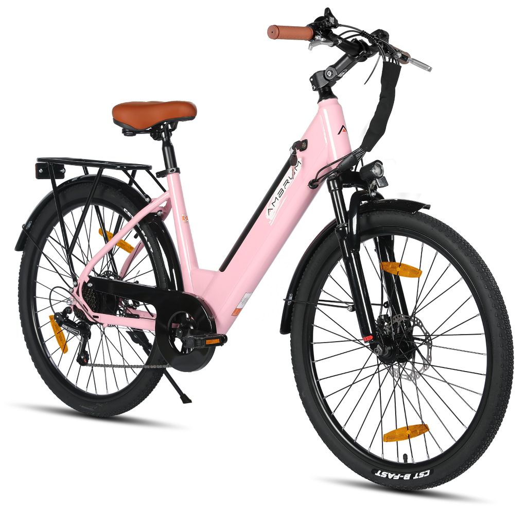 Hiland Vélo électrique 26 pouces 7 vitesses 250W pour Image du produit 