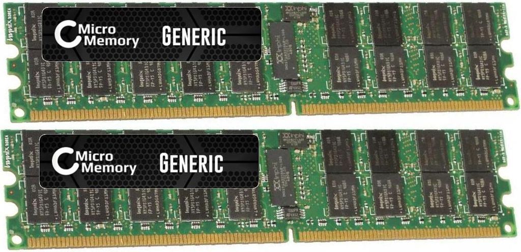 CoreParts - DDR2 - Kit - 8GB: 2 x 4GB - DIMM 240-PIN - 667 MHz / PC2-5300 - registriert - ECC - für Dell PowerEdge 2970