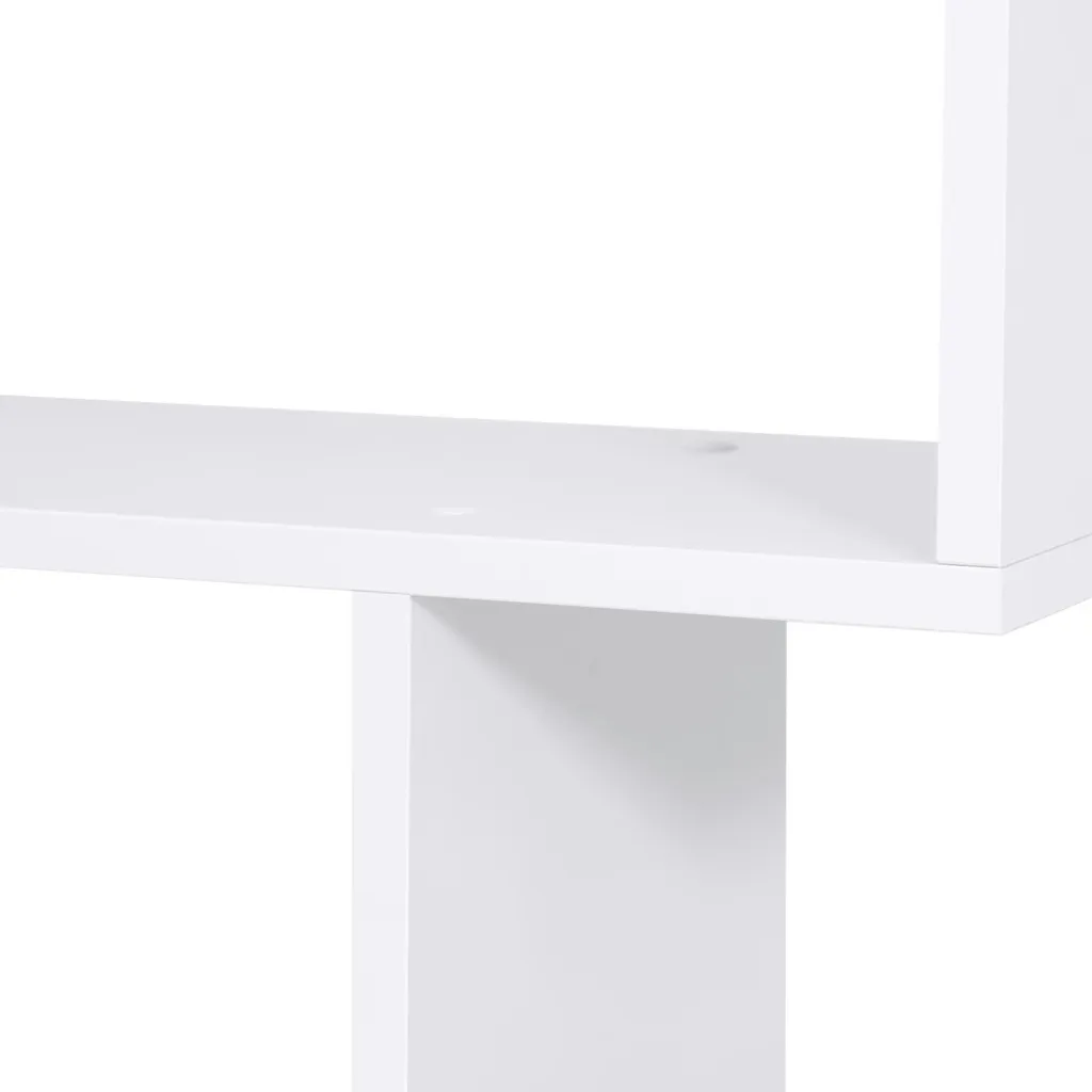 Bibliothèque 4 compartiments blanche pour optimiser vos petits espaces - 5