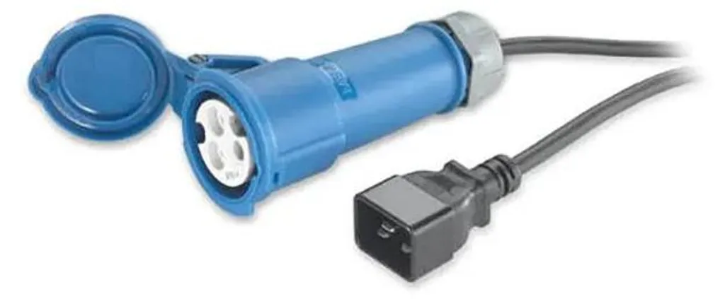 Câble d'alimentation APC AP9899 C20 vers IEC309 16A de 2,5 mètres noir