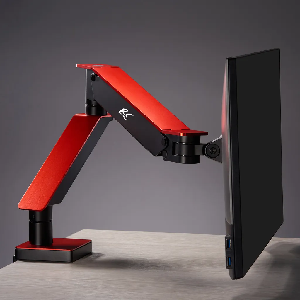 Support Écran PC Double Bras pour Libérer de l'Espace de Travail VESA - 3