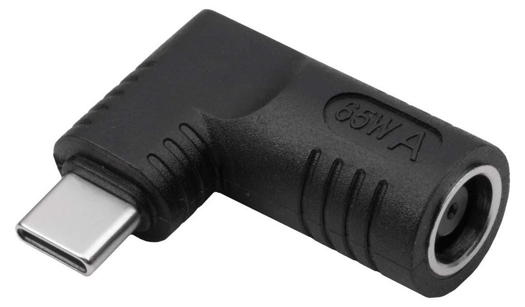 Akyga AK-ND-D01, 7.9 x 5.5 mm + pin, USB-C, Schwarz Produktbild 