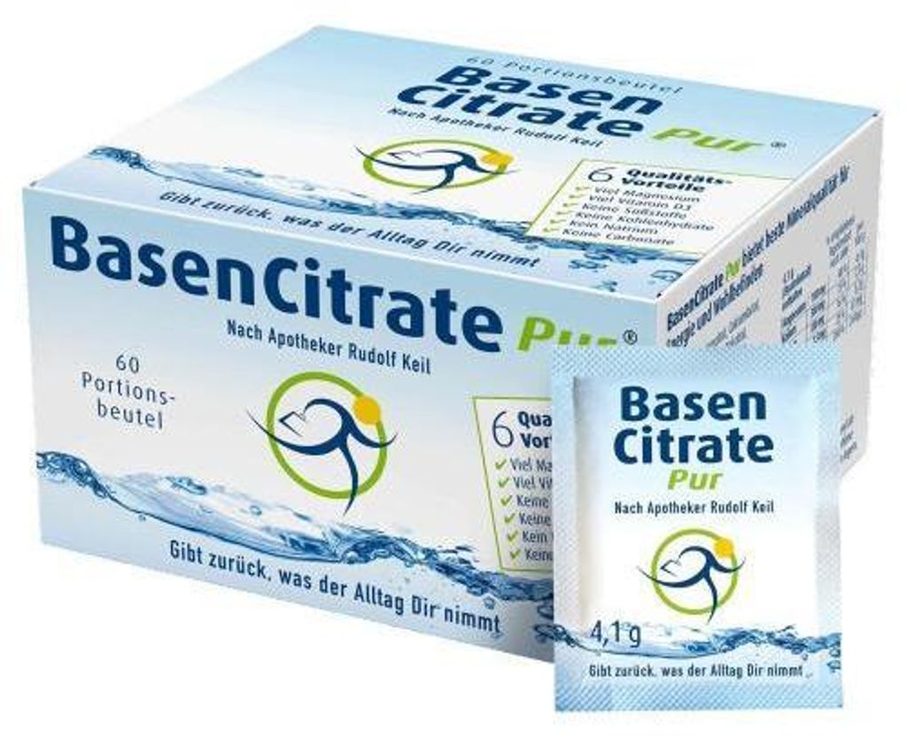 Basen Citrate Pur n.Apotheker Rudolf Keil Pulver 60X4.1 g