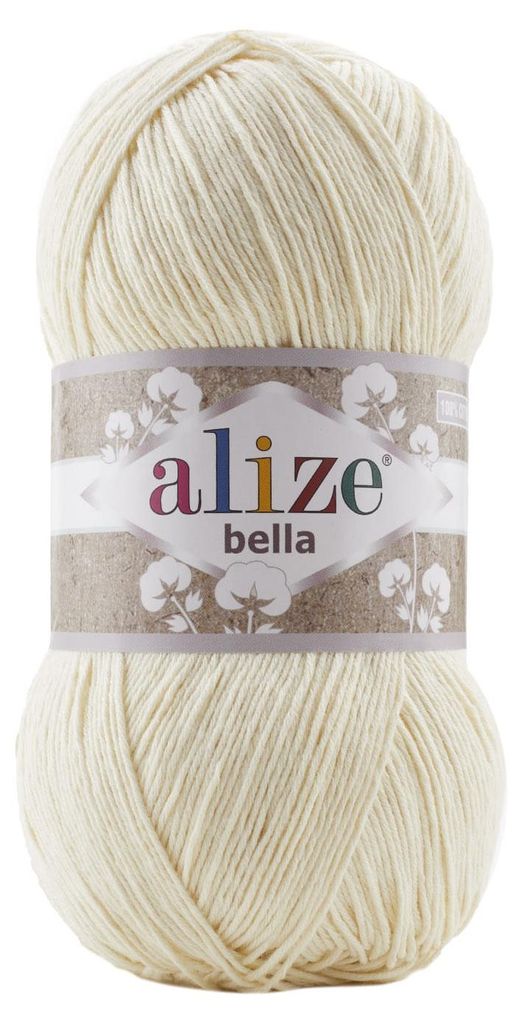 ALIZE Bella 100 1 Cream Produktbild 