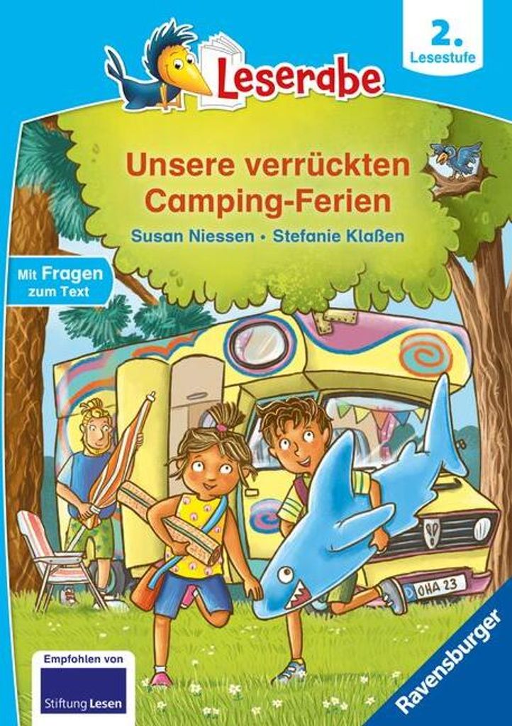 Leserabe 2. Lesestufe - Unsere verrückten Camping-Ferien Produktbild 