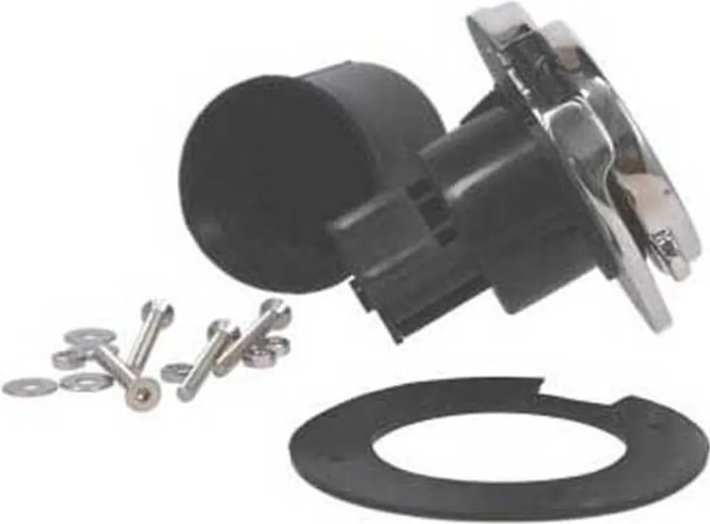 Ratio Electric Connecteur Inox de Bord 16A 250V Argent Taille Unique