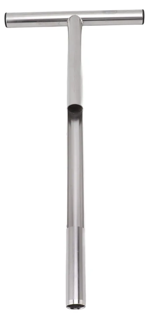 Sonde prélèvement sol inox avec poignée en T - Modèle portable 53 cm