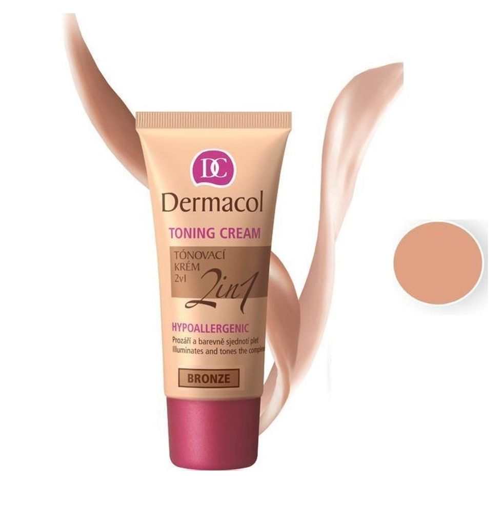 Dermacol Krem nawilżający i podkład do twarzy Bronze, 30 ml Obrázok produktu 
