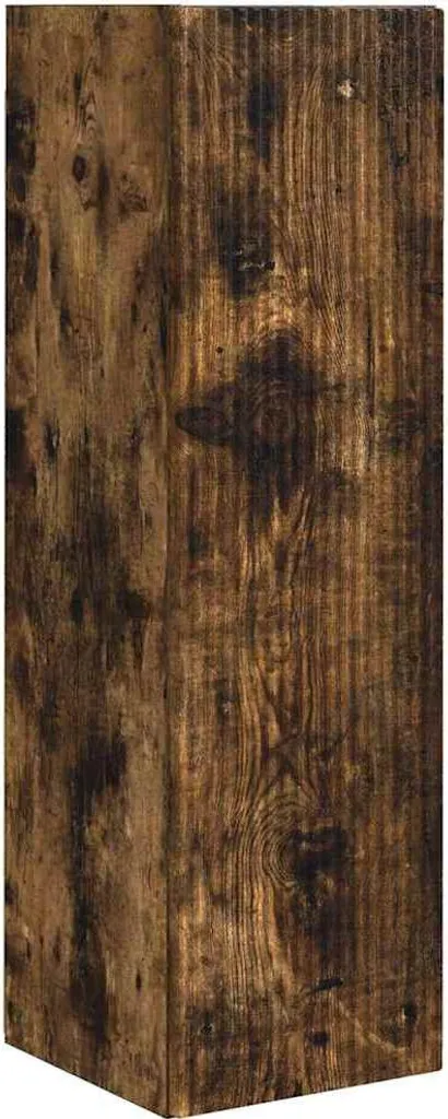 vidaXL mobile TV a parete in rovere fumé 30 x 31 x 100 cm materiale a base di legno
