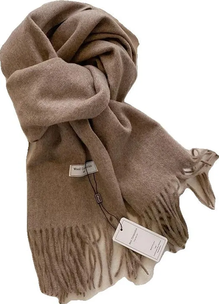 Sciarpa Calda Misto Lana 34x200cm - Design Multifunzionale Invernale