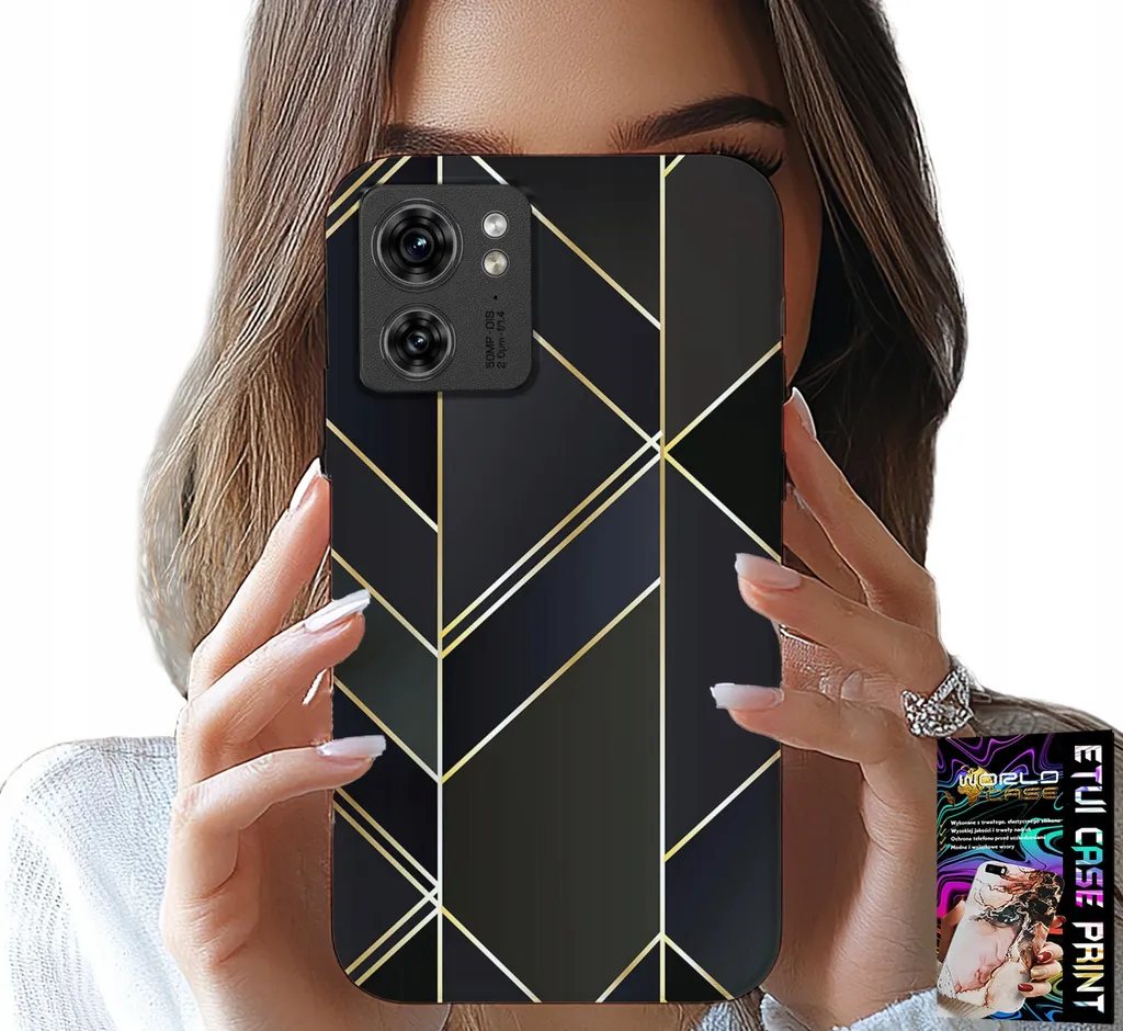 Custodia Motorola Edge 40 Lamina Oro - Design Artistico e Protettivo