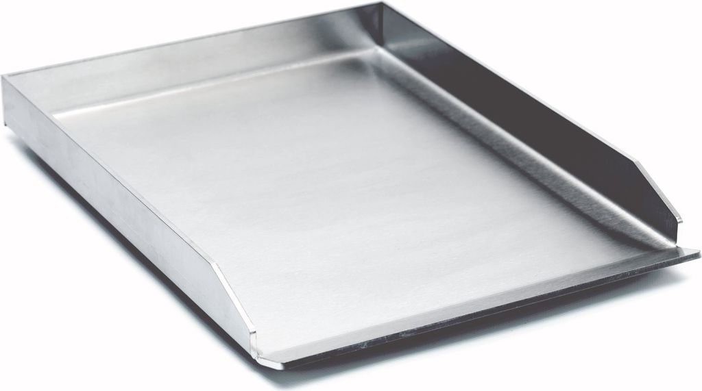Edelstahl Plancha/Griddle-Plate/Bratplatte/Burger Platte 460 x 350mm