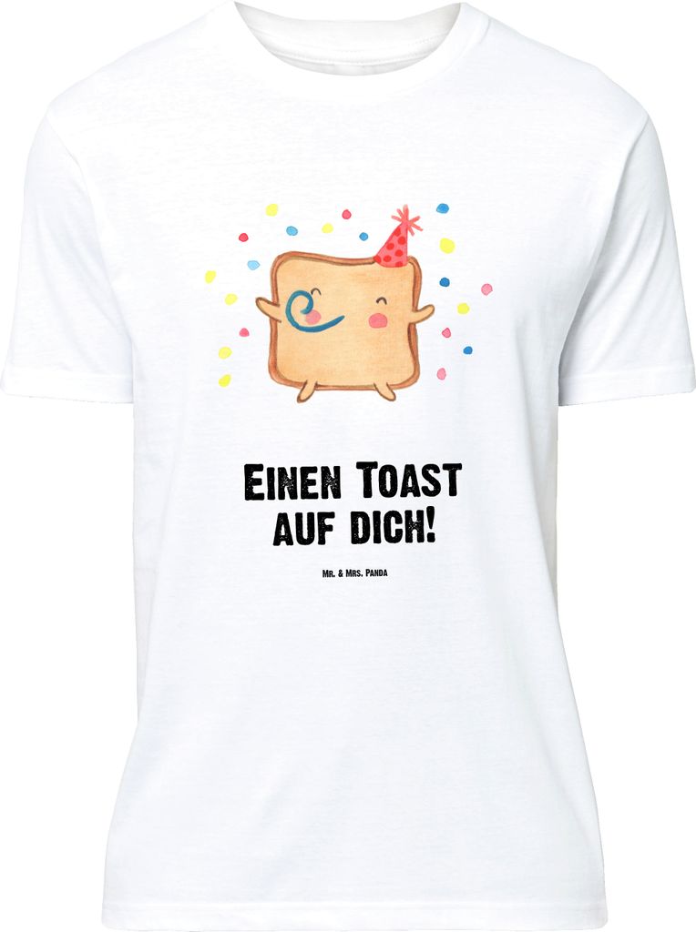 Mr. & Mrs. Panda Größe L T-Shirt Toast Party - Weiß - Produktbild 