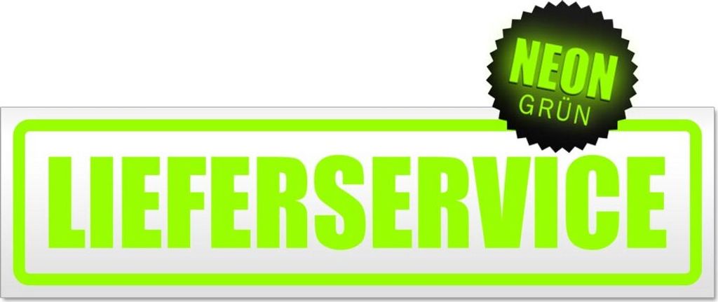 Lieferservice Magnetschild Schild magnetisch