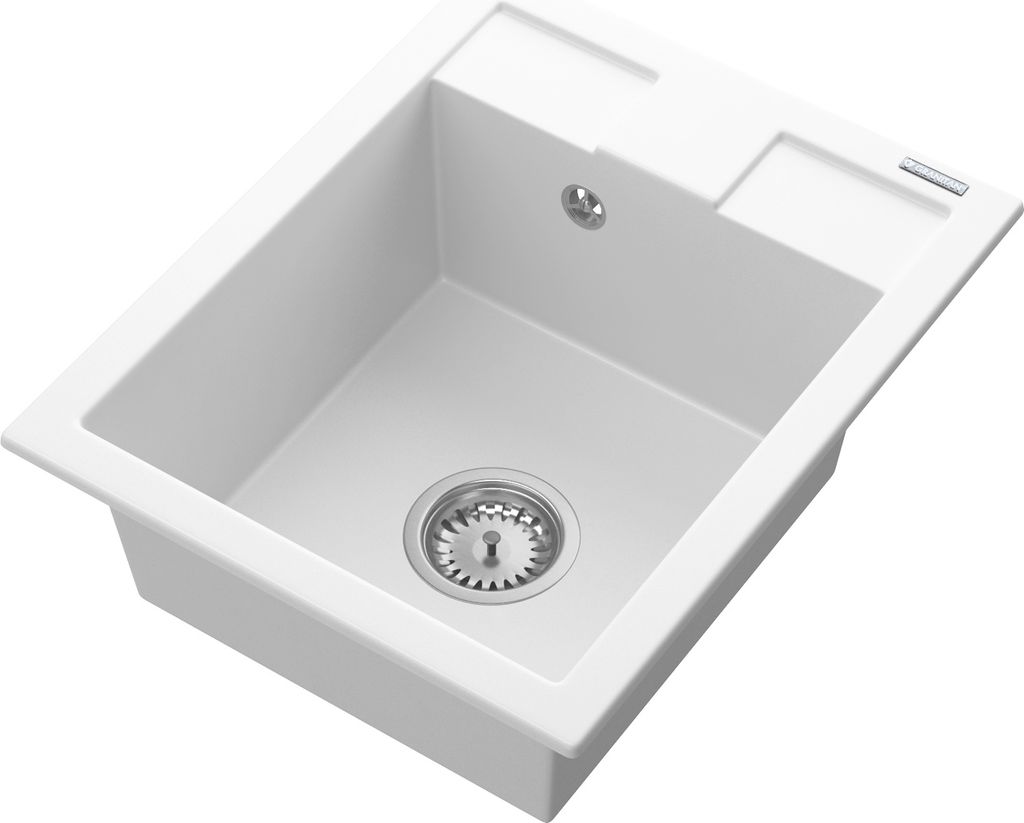 Granitan | Lavello Granitz - 500 x 400 mm - Bianco - Cucina Immagine del prodotto 