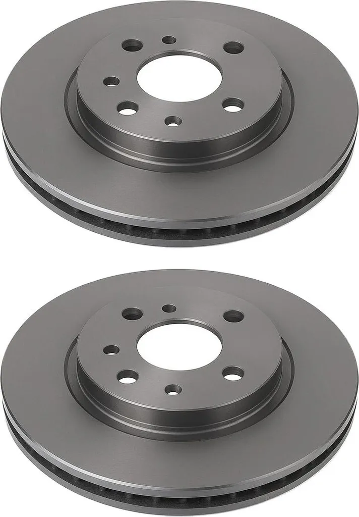 Jeu de Disques de Frein Avant Ventilés Valeo 262 mm pour Toyota RAV 4
