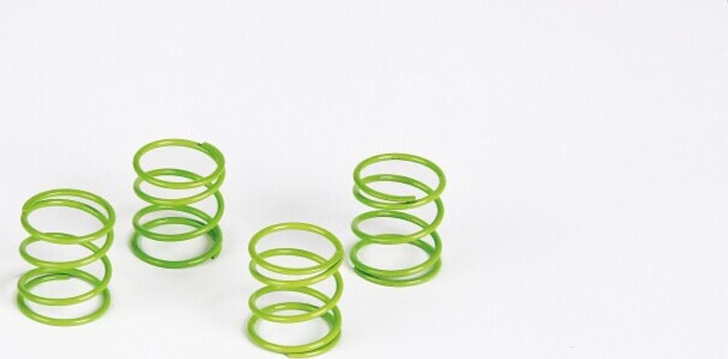 Hobao Stoßdämpfer Feder (hart) Grün (4 Stk.)