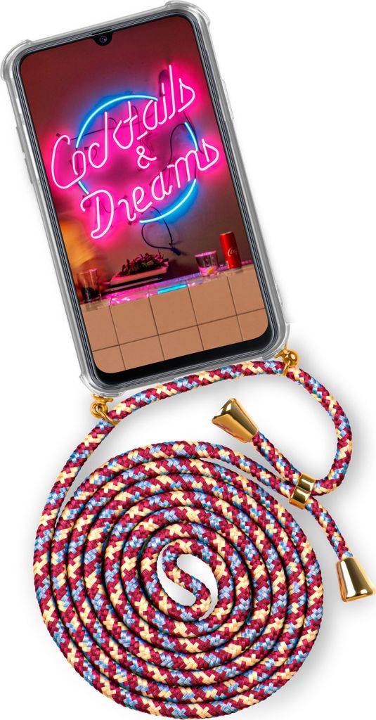 TWIST-Case + TWIST-Cord für Samsung Galaxy M21, Farbe:Lucky Heart (Gold)