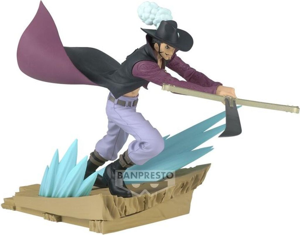 Banpresto - One Piece Dracule Mihawk 12cm Figurki Produktbild 