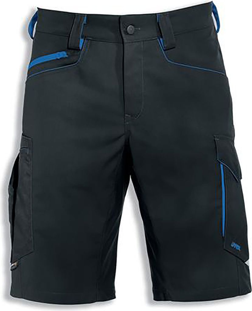 Uvex suXXeed, Shorts, Mann, Blau, Graphit, 4 Taschen, Baumwolle, Polyester, 245 g/m²