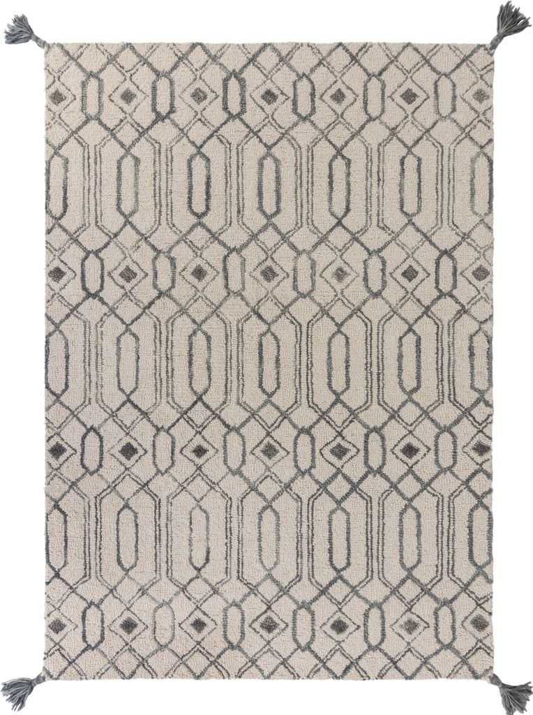 KADIMA DESIGN BERKEL PIETRO 160 cm x 230 cm Grau Rechteckig Indoor Teppich