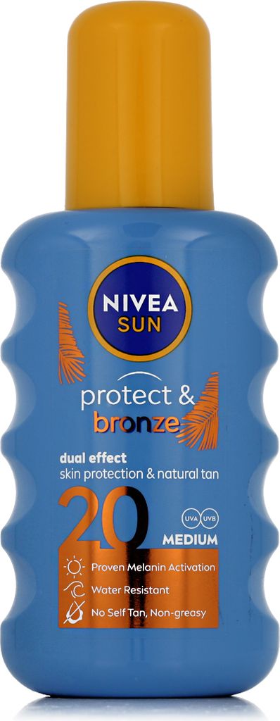 Nivea Sun Protect & Bronze Sun Spray SPF 20 200 ml Image du produit 