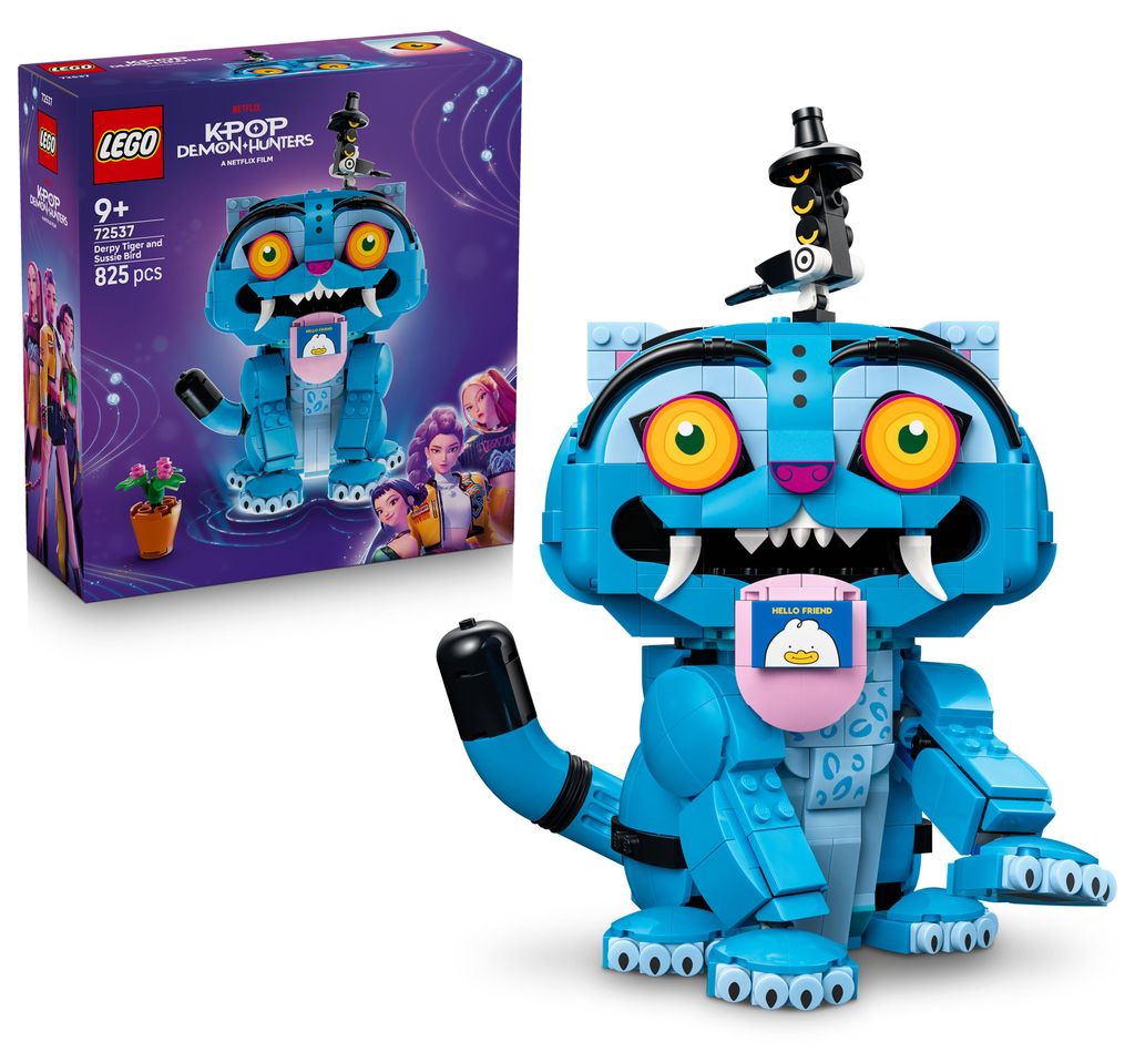LEGO KPop Demon Hunters Der Tiger Derpy und die Elster Produktbild 