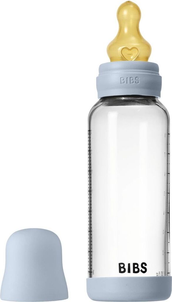 Bibs Glas-Flasche Baby Bottle Round 240 ml Produktbild 
