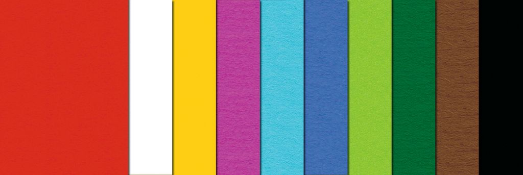 Tonzeichenpapier, 50 x 70 cm 130 g/qm, schwarz, 10 Bogen