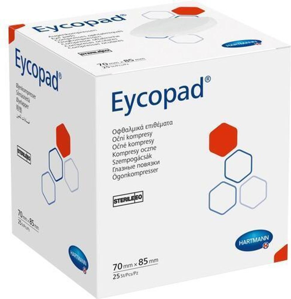 EYCOPAD Augenkompressen 70x85 mm steril