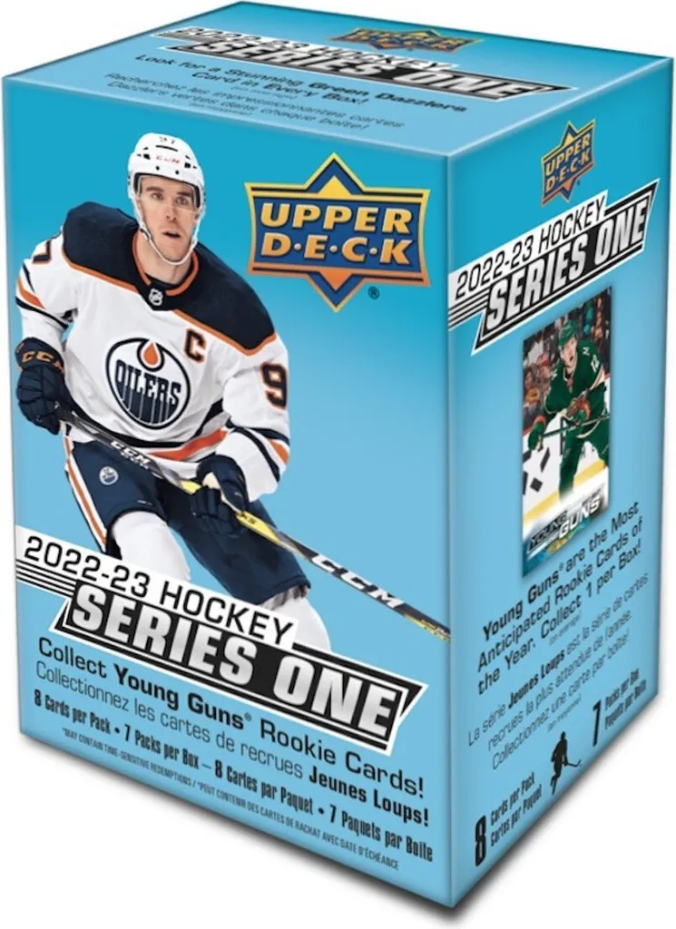 2022-23 NHL Upper Deck Series 1 Blaster Box Cartes de Hockey