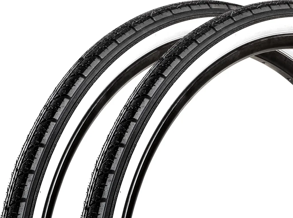 Pneus VTC 26 pouces Meghna City Tour 26 x 1.75 lot de 2 pour vélo urbain