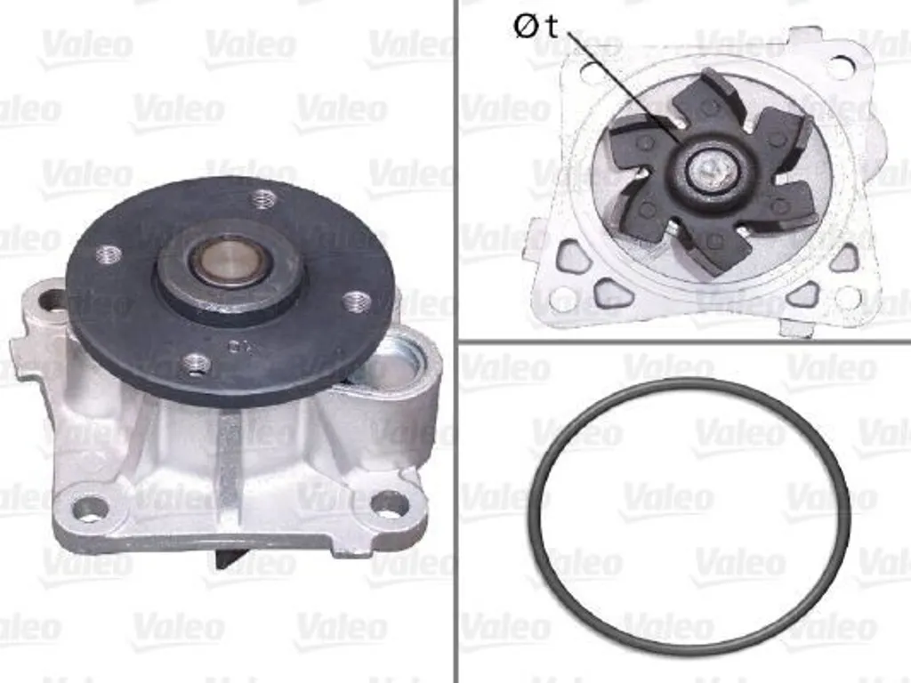 Pompe à eau haute performance Valeo 506962 compatible Smart et Mitsu